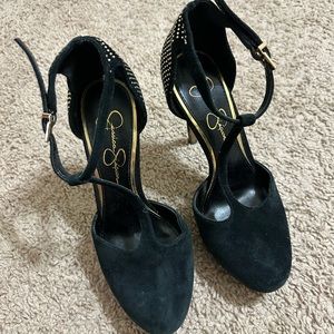 used wmns high heel shoes 4in/10cm size 6.5W